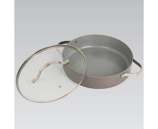 Каструля з кришкою Shallow 3,95 л Maestro Ceramic (MR4009-28S), зображення 3