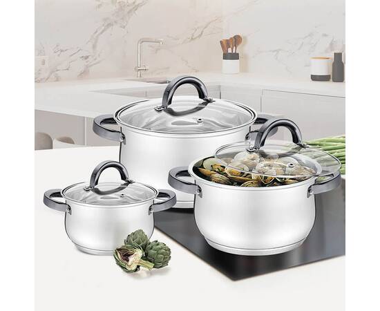 Набор посуды Maestro 6 пр. (MR3522-6M-BLACK), изображение 3