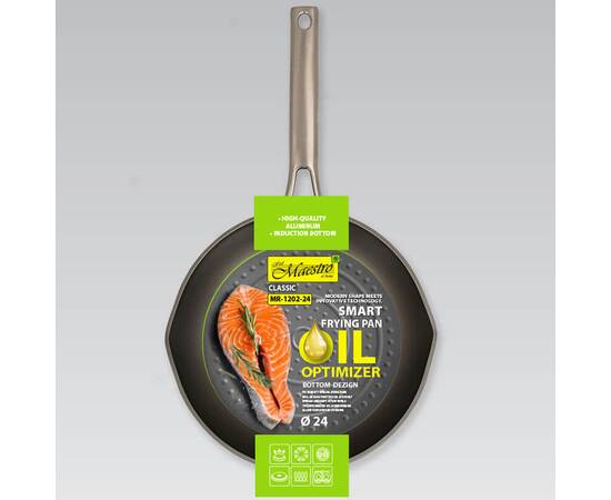 Сковорода Smart Maestro 24 см розмітка дна під олію (MR1202-24), зображення 5