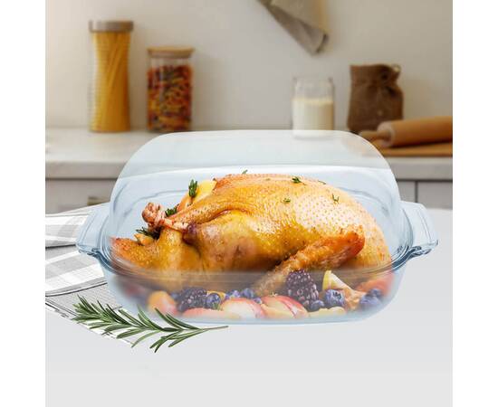 Термостійка каструля (гусятниця) 5,7 л Maestro (MR5157), зображення 2