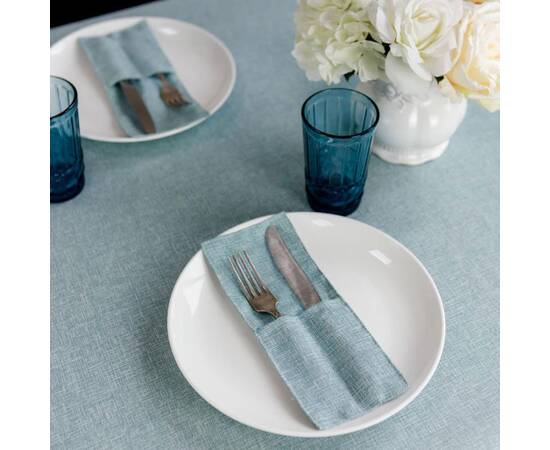 Чохол на табурет 35х35 Barcelona Menthol Прованс (038749), Колір: бірюзовий, Розмір: 35x35, зображення 2