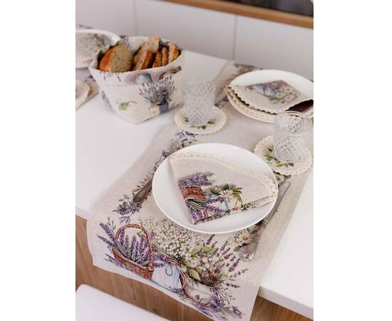 Дорожка 35х100 Provence Прованс (039102), Тип: дорожки (раннеры), Цвет: бежевый, Форма скатерти: прямоугольная, Размер: 35x100, изображение 3