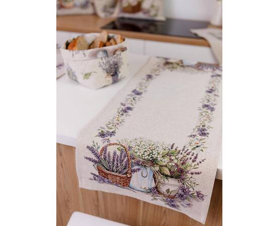 Доріжка 40х140 Provence Прованс (039104), Тип: доріжки (раннери), Основний колір: бежевий, Форма скатертини: прямокутна, Розмір: 40x140, зображення 2