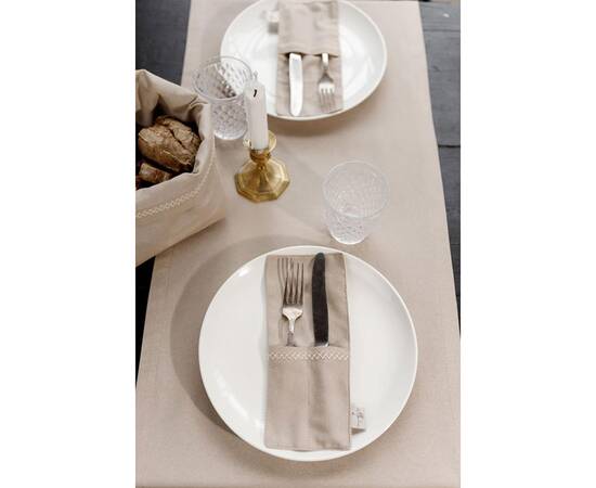 Дорожка 40х140 RINO Бежевий Прованс (038536), Тип: дорожки (раннеры), Цвет: бежевый, Форма скатерти: прямоугольная, Размер: 40x140, изображение 4