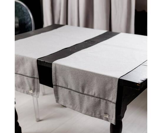 Дорожка 40х140 RINO серый Прованс (037146), Тип: дорожки (раннеры), Цвет: серый, Форма скатерти: прямоугольная, Размер: 40x140, изображение 2