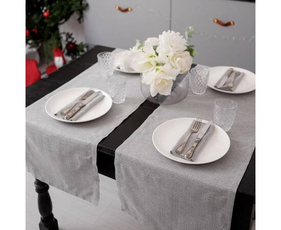 Доріжка 40х180 Перлина Silver Прованс (037579), Тип: доріжки (раннери), Основний колір: сірий, Форма скатертини: прямокутна, Розмір: 40x180, зображення 2