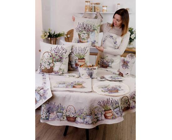 Подушка декоративна 45х45 Квіти в склянці Provence Прованс (039170), зображення 5