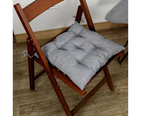 Подушка на стілець 40х40 Barcelona Graphite Прованс (038763), Колір: графітовий, Розмір: 40x40, зображення 2