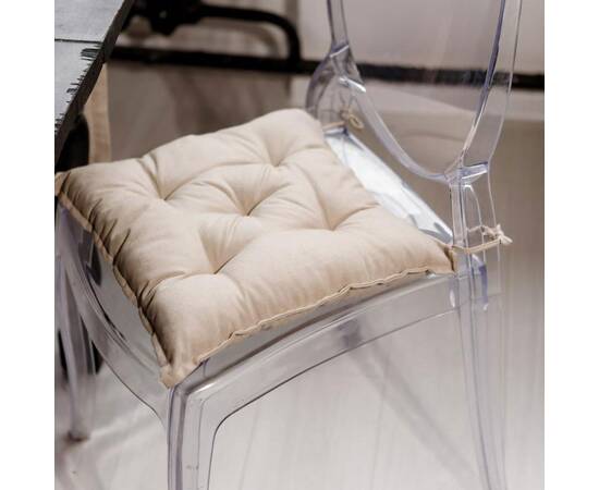 Подушка на стул 40х40 RINO бежевая Прованс (038560), Цвет: бежевый, Размер: 40x40, изображение 3