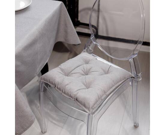 Подушка на стілець 40х40 RINO сіра Прованс (037223), Колір: сірий, Розмір: 40x40, зображення 3