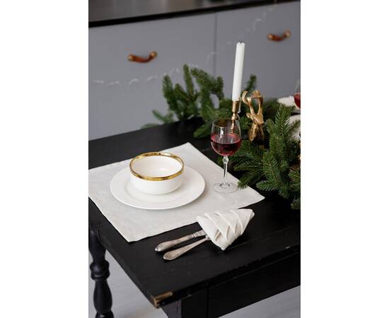 Салфетка 40х40 Перлина White Прованс (037588), Тип: салфетки, Цвет: белый, Форма скатерти: квадратная, Размер: 40x40, изображение 4