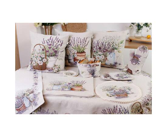 Серветка D-35 Provence Прованс (039108), Тип: серветки, Основний колір: бежевий, Форма скатертини: кругла, Розмір: Ø35, зображення 5