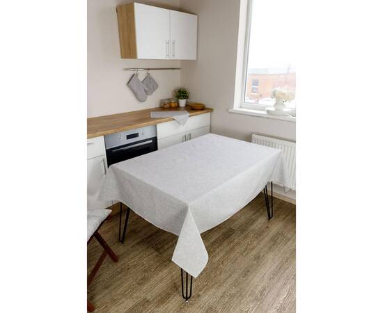 Скатертина 120х136 Barcelona Gray Прованс (038662), Тип: скатертини, Основний колір: сірий, Форма скатертини: прямокутна, Розмір: 120x136, зображення 2