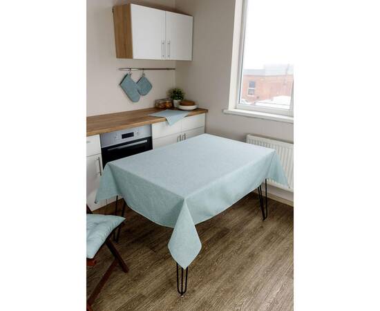 Скатертина 120х136 Barcelona Menthol Прованс (038664), Тип: скатертини, Основний колір: бірюзовий, Форма скатертини: прямокутна, Розмір: 120x136, зображення 2