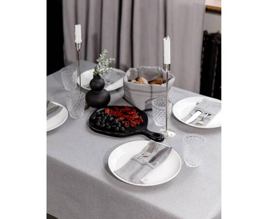 Скатерть 134х180 RINO Сіра Прованс (037142), Тип: скатерти, Цвет: серый, Форма скатерти: прямоугольная, Размер: 134x180, изображение 4