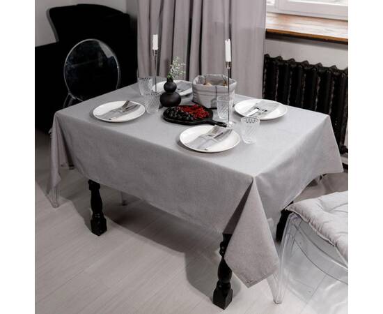 Скатерть 134х220 RINO Сіра Прованс (037144), Тип: скатерти, Цвет: серый, Форма скатерти: прямоугольная, Размер: 134x220, изображение 2