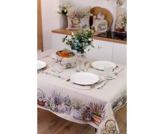 Скатертина 135х300 Provence Прованс (039120), Тип: скатертини, Основний колір: бежевий, Форма скатертини: прямокутна, Розмір: 135x300, зображення 3