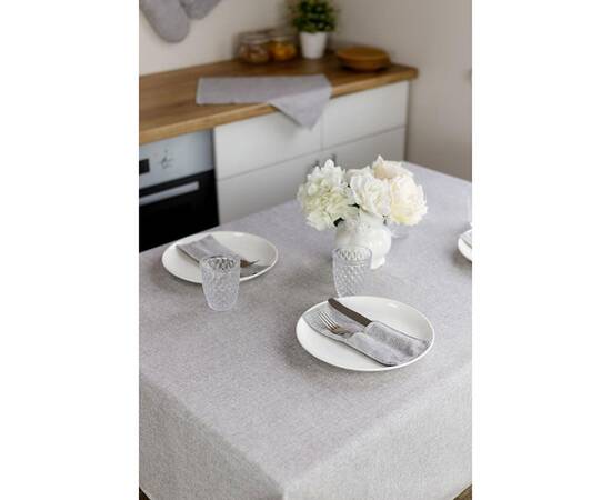 Скатертина 136х180 Barcelona Gray Прованс (038668), Тип: скатертини, Основний колір: сірий, Форма скатертини: прямокутна, Розмір: 136x180, зображення 4