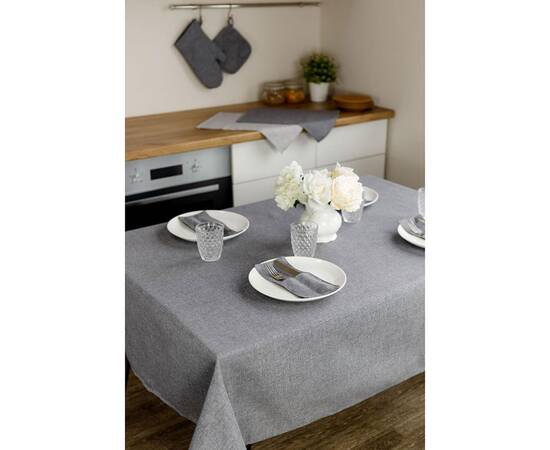 Скатертина 136х220 Barcelona Graphite Прованс (038672), Тип: скатертини, Основний колір: графітовий, Форма скатертини: прямокутна, Розмір: 136x220, зображення 4