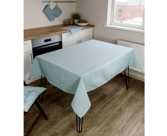 Скатертина 136х220 Barcelona Menthol Прованс (038676), Тип: скатертини, Основний колір: бірюзовий, Форма скатертини: прямокутна, Розмір: 136x220, зображення 2