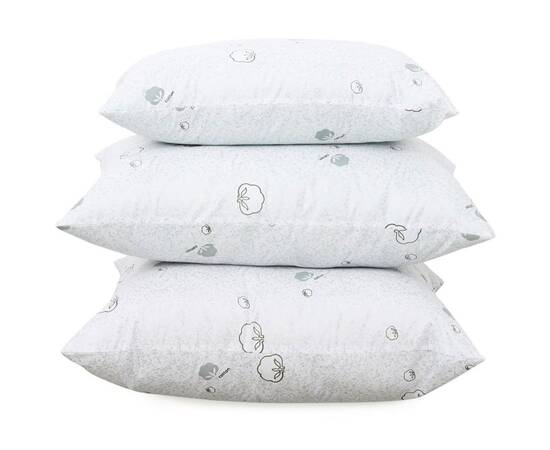 Подушка 50x70 мікрофібра бавовна Вілюта, Колір: білий, Розмір: 50x70, зображення 3