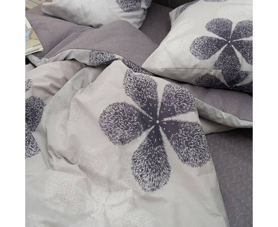 Постельное белье 24269 ранфорс 2шт(143х210) Вилюта, Размер: семейный 2шт(145x210), Основной цвет: серый, изображение 3
