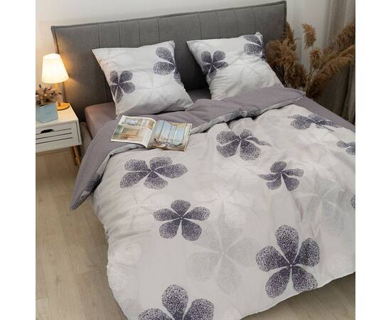 Постельное белье 24269 ранфорс 200х220 Вилюта, Размер: двуспальный евро 200х220, Основной цвет: серый, изображение 2