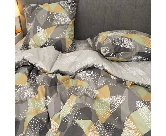 Постільна білизна 24304 ранфорс 2шт(143х210) Вілюта, Розмір: сімейний 2шт(145x210), Основний колір: сірий, зображення 2