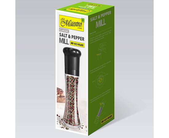 Измельчичель для соли и перца h-20 см Maestro (MR1613-BLACK), изображение 3