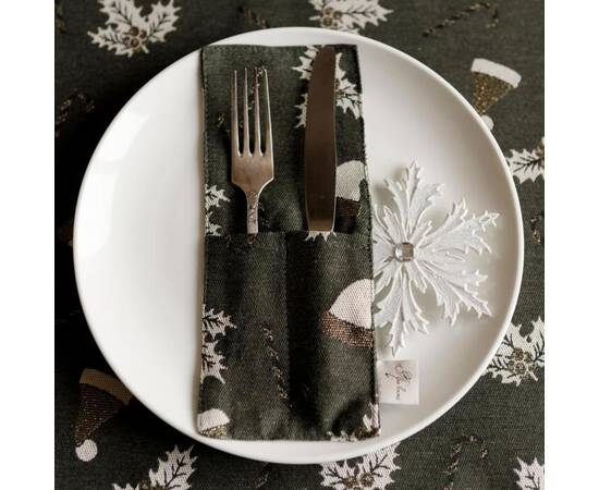 Чехол для приборов 24х10 Шапочки на зеленому Прованс (037924), изображение 2