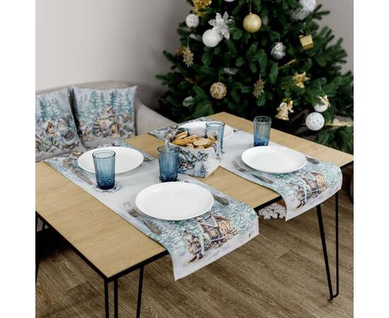 Дорожка 40х140 гобеленовая Казкові гноми Прованс (038433), Тип: дорожки (раннеры), Цвет: белый, Форма скатерти: прямоугольная, Размер: 40x140, изображение 2