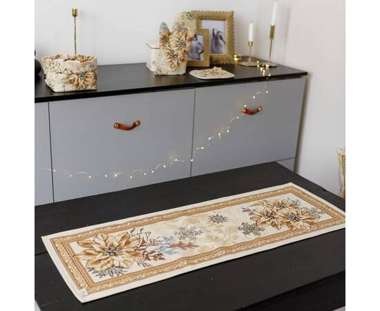 Дорожка 40х140 гобеленовая Золоте свято Прованс (036307), Тип: дорожки (раннеры), Цвет: бежевый, Форма скатерти: прямоугольная, Размер: 40x140, изображение 2