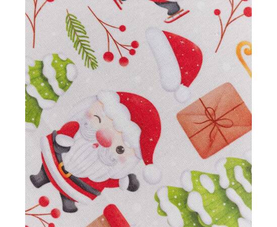 Дорожка 40x140 Санта на білому Прованс (035777), Тип: дорожки (раннеры), Цвет: красный, Форма скатерти: прямоугольная, Размер: 40x140, изображение 4