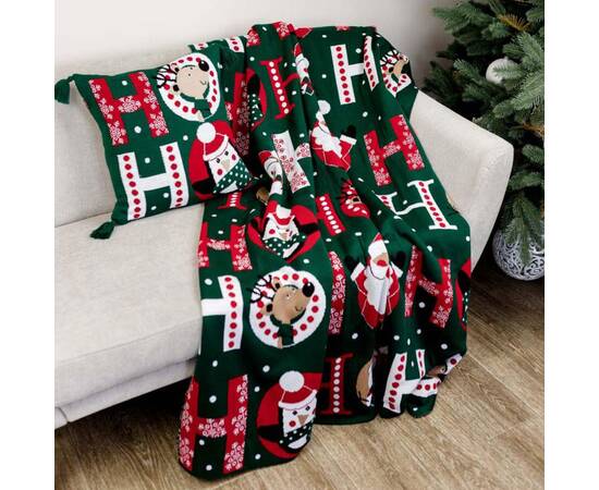 Наволочка вязаная Ho-Ho-Ho Прованс (037489), Цвет: красный, Тип: наволочки, Размер: 45x45, изображение 4