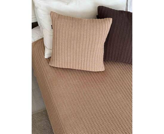 Плед 120х200 COTTON бежевый Прованс (039527), Цвет: бежевый, Размер: 120x200, изображение 3