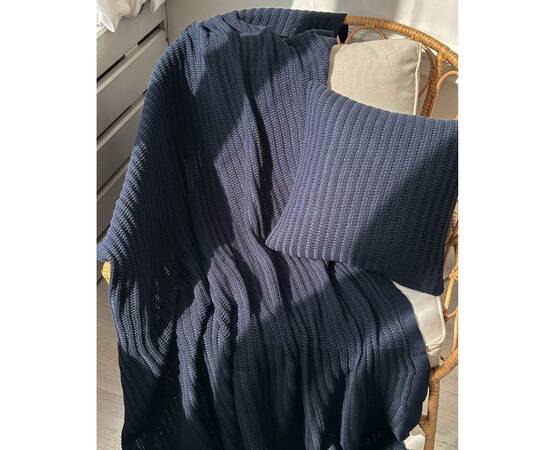 Плед 120х200 COTTON синий Прованс (039530), Цвет: синий, Размер: 120x200, изображение 2