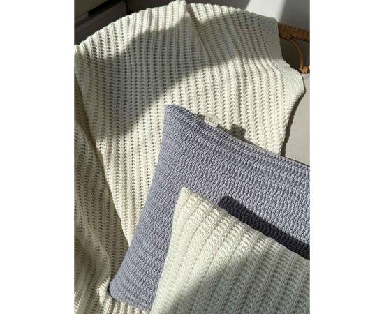 Плед 120х200 COTTON молочный Прованс (039526), Цвет: кремовый, Размер: 120x200, изображение 3