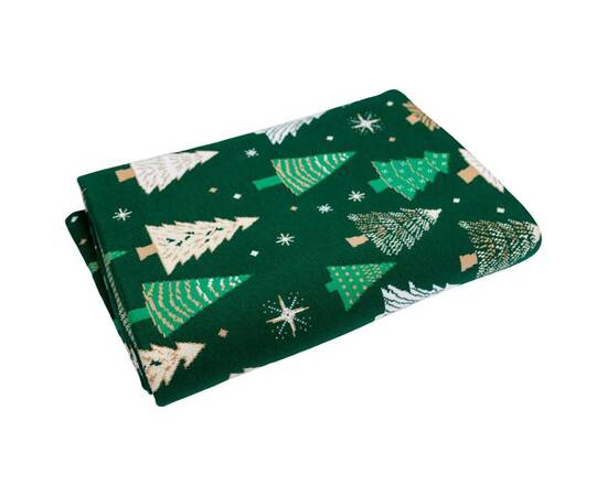 Плед 130х170 вязаный Ялиночка зеленый Прованс (037503), Цвет: зеленый, Размер: 130x170, изображение 3