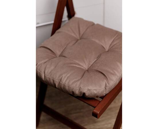 Подушка на стілець 40х40 LUIS пісочна Прованс (039475), Колір: жовтий, Розмір: 40x40, зображення 3