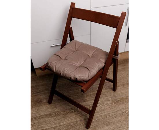 Подушка на стілець 40х40 LUIS пісочна Прованс (039475), Колір: жовтий, Розмір: 40x40, зображення 4