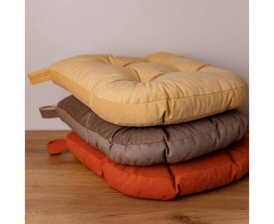 Подушка на стілець 40х40 LUIS пісочна Прованс (039475), Колір: жовтий, Розмір: 40x40, зображення 5