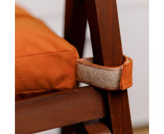 Подушка на стілець 40х40 LUIS Терракот Прованс (039477), Колір: теракотовий, Розмір: 40x40, зображення 3