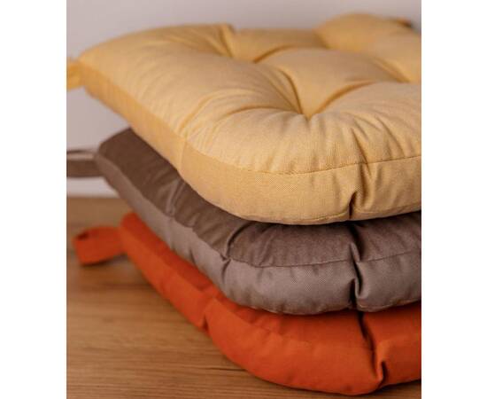 Подушка на стілець 40х40 LUIS Терракот Прованс (039477), Колір: теракотовий, Розмір: 40x40, зображення 4