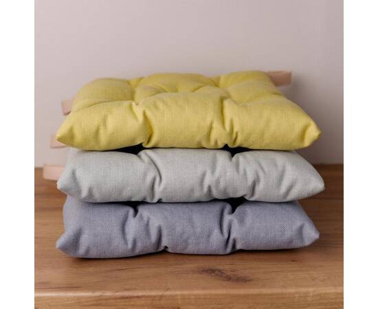 Подушка на стілець 40х40 MANCHESTER світло-сіра Прованс (039469), Колір: сірий, Розмір: 40x40, зображення 5