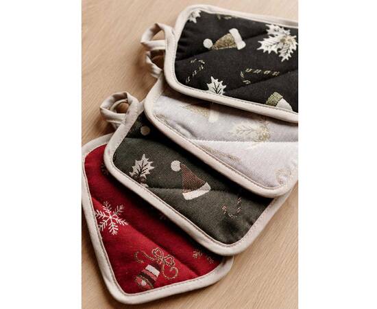 Прихватка 15х20 Дзвіночки на червоному Прованс (037914), изображение 2