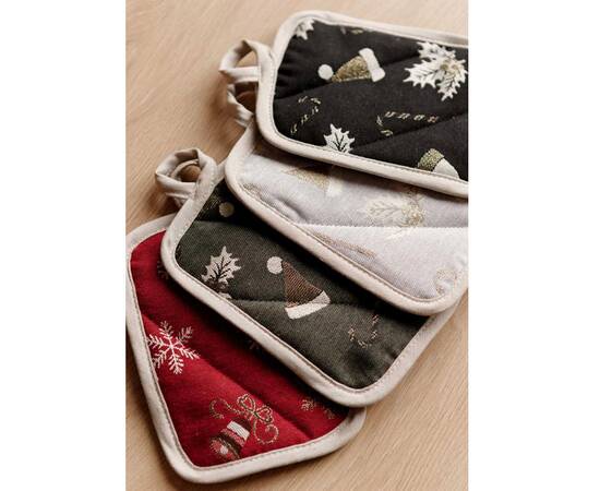 Прихватка 15х20 Шапочки на бежевому Прованс (037916), изображение 2