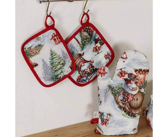 Прихватка 20х20 Різдвяні багаття Прованс (в асортименті) (038400), зображення 4