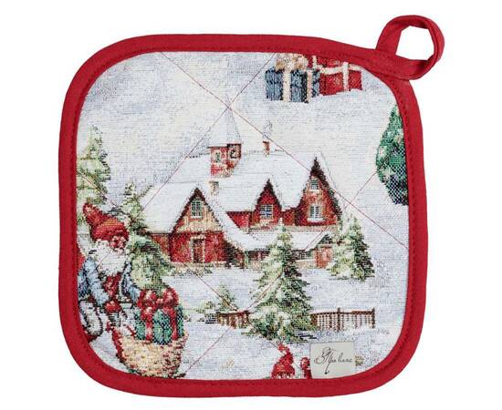 Прихватка 20х20 гобеленовая с велюром Снігова зима (в ассортименте) Прованс (037839), изображение 2