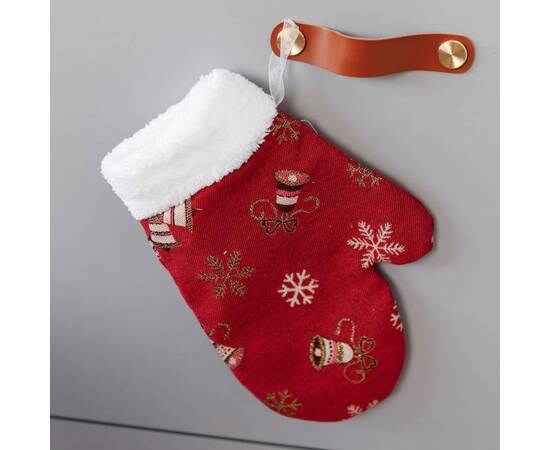 Рукавичка декоративна Дзвіночки на червоному 26х18 Прованс (037556), изображение 2