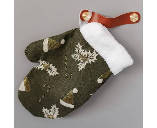 Рукавичка декоративна Шапочки на зеленому 26х18 Прованс (037554), изображение 2